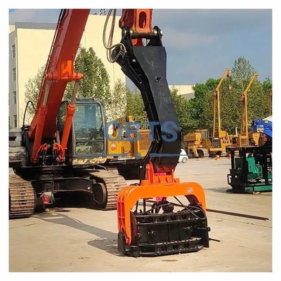 20-Ton Hydraulic Vibratory Hammer And Side Clamp Attachment For Kobelco SK210LC-8