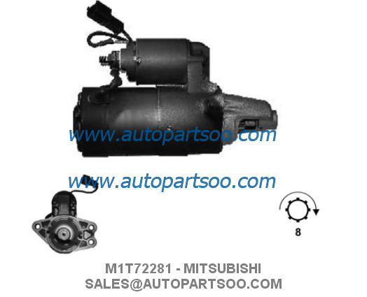 M1T72281 M1T72281A - MITSUBISHI Starter Motor 12V 1.4KW 8T MOTORES DE ARRANQUE