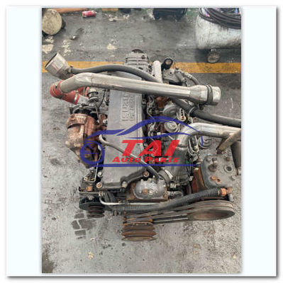 Bon prix 2e NPR Isuzu pièces détachées de moteur 4.8L 4HE1 4HE1T Assemblage avec boîte de vitesses en ligne