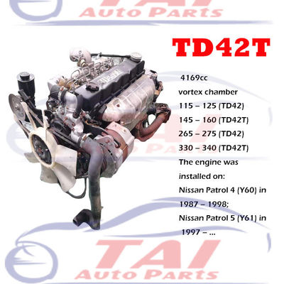Bonne qualité 4JB1 4JB1T 4JA1T 4JH1 4KH1T 4HF1 4HK1 4HG1 4BA1 4D32 4D33 6D16 QD32 TD27 TD42 Moteur moteur diesel Assy