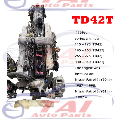 Good price Assemblage de moteur de voiture japonaise QD32 TD42 ZD30 moteur diesel pour Nissan en ligne