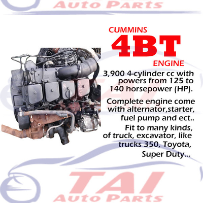 Good price Moteur diesel de camion 4BT 3,9L 4 cylindres 4BT reconditionné en ligne