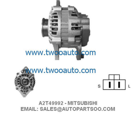 Bon prix A2T49992 MD102084 Générateur de voiture Alternateur Mitsubishi Alternateur 12V 75A Alternadores en ligne