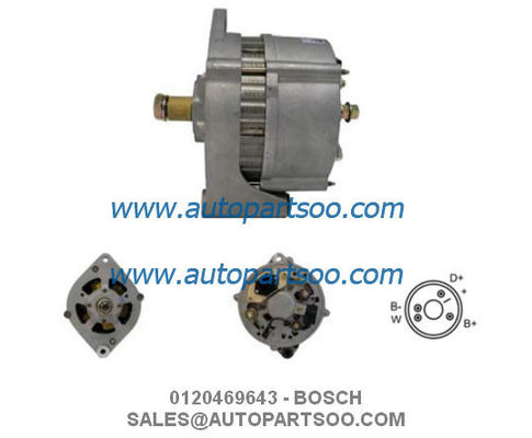 Bon prix 0120469643 0120469693 Alternateur BOSCH 24V 55A Alternateur couleur personnalisée en ligne