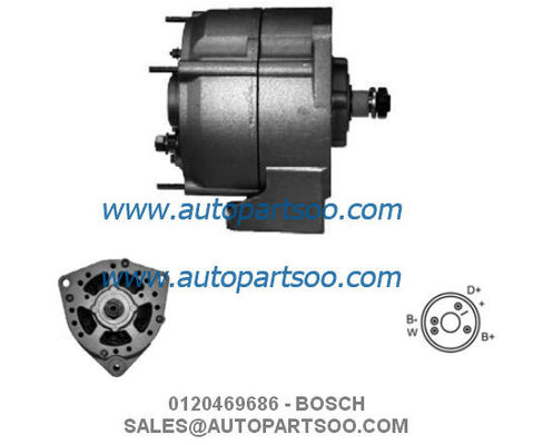 Bon prix 0120469686 0120469982 - Alternateur BOSCH 24V 55A Alternateur en ligne