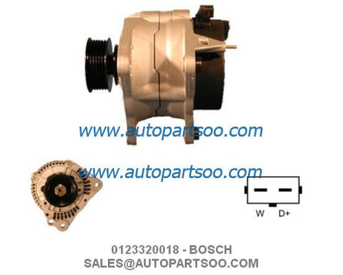 Bon prix 0123320018 0986040330 - Alternateur BOSCH 12V 90A Alternateurs en ligne