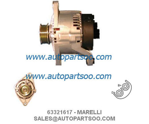 Bon prix 63321361 63321617 - Alternateur MARELLI 12V 75A Alternateurs en ligne