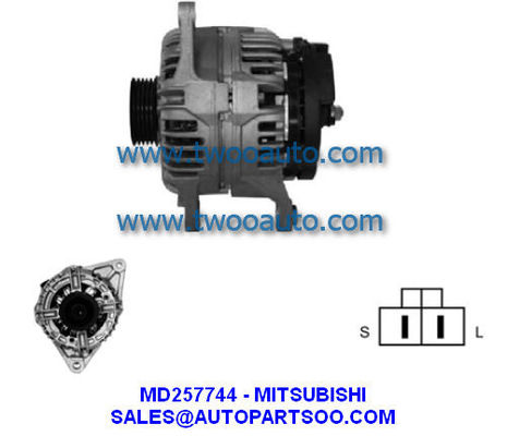 Bon prix MD257744 MD357744 - Alternateur MITSUBISHI 12V 85A Alternateurs en ligne