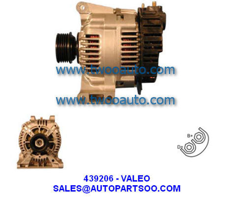 Bon prix 436732 439206 A13VI178 - Alternateur VALEO 12V 90A Alternadores en ligne