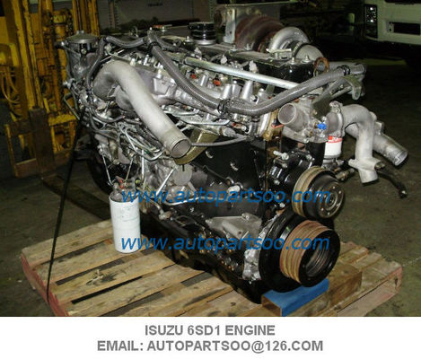 Bon prix Moteur Isuzu 6SD1 Assy Moteur japonais d'occasion 6WG1 6HK1 6HK1T 6RB1 6SD1 6BG1 6BG1T 6BD1 Moteur diesel en ligne