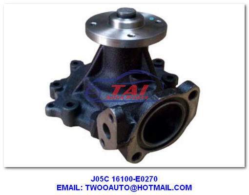 Pompe à eau de J05c 16100-E0270, OEM 16100-E0270 de pompe à eau de Hino J05c de pièces de moteur
