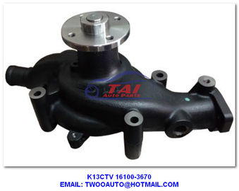 Good price Pompe de direction d'énergie hydraulique de K13ctv, pompe à eau de moteur de K13c pour l'OEM de Hino 16100-3670 en ligne