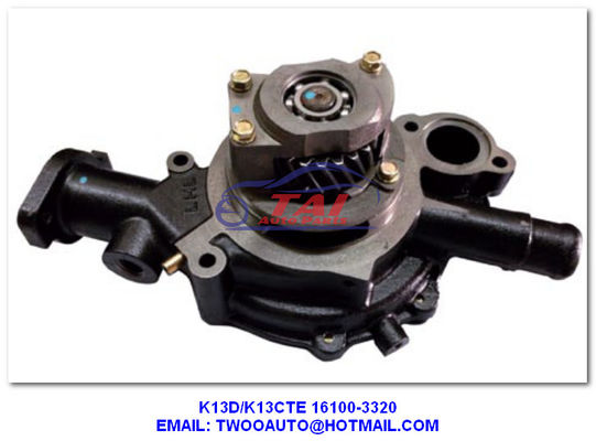 Bon prix La pompe de direction assistée de voiture de K13D K13CTE, OEM 16100-3320 d'Assy de pompe à eau de pièces de camion K13C en ligne