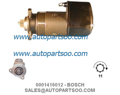 Bon prix 0001416012 4784746 - Démarreur BOSCH 24V 5.4KW 11T MOTORES DE ARRANQUE en ligne