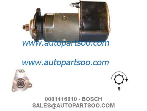 0001416010 0031516401 - moteur de démarreur de BOSCH 24V 5.4KW 9T MOTORES DE ARRANQUE