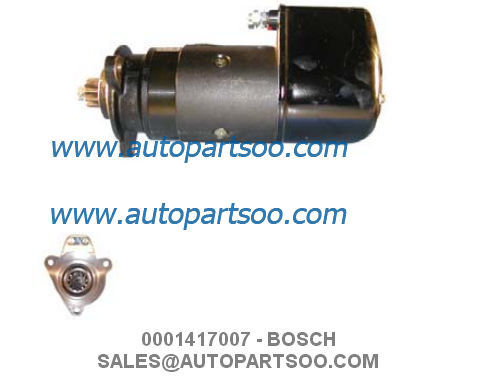 Bon prix 0001417007 4782801 - Démarreur BOSCH 24V 5.4KW 11T MOTORES DE ARRANQUE en ligne