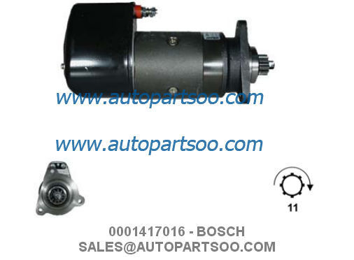 Bon prix 0001411015 0001417016 - Démarreur BOSCH 24V 6.6KW 11T MOTORES DE ARRANQUE en ligne