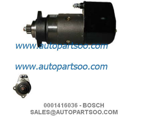 Bon prix 0001416036 - Démarreur BOSCH 24V 6.6KW 11T MOTORES DE ARRANQUE en ligne
