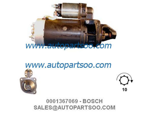 Bon prix 0001367069 - Démarreur BOSCH 12V 3KW 10T MOTORES DE ARRANQUE en ligne