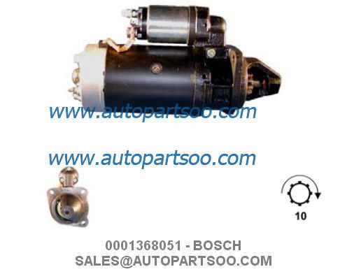 Bon prix 0001368051 0986013770 - Démarreur BOSCH 24V 4KW 10T MOTORES DE ARRANQUE en ligne