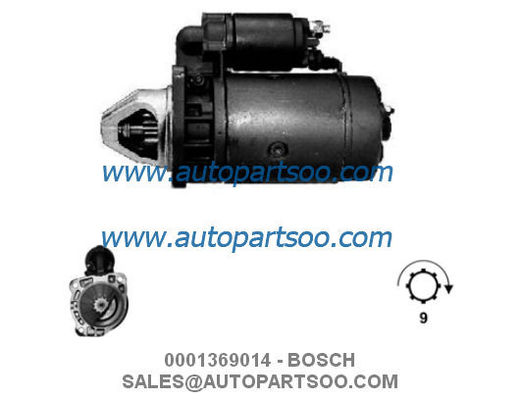 Bon prix 0001369014 0001369024 - Démarreur BOSCH 12V 3KW 9T MOTORES DE ARRANQUE en ligne