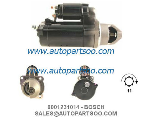 Bon prix 0001231014 0001360061 - Démarreur BOSCH 24V 4KW 11T MOTORES DE ARRANQUE en ligne