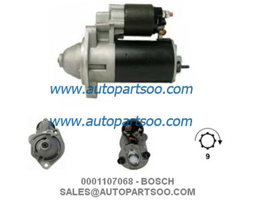 Bon prix 0001107068 0001107069 - Démarreur BOSCH 12V 1.1KW 9T MOTORES DE ARRANQUE en ligne