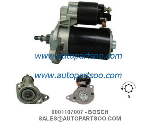 Bon prix 0001106002 0001107007 - Démarreur BOSCH 12V 1.1KW 9T MOTORES DE ARRANQUE en ligne