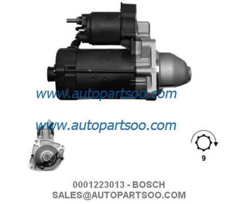 Bon prix 0001223013 0986018960 - Démarreur BOSCH 12V 2.3KW 9T MOTORES DE ARRANQUE en ligne