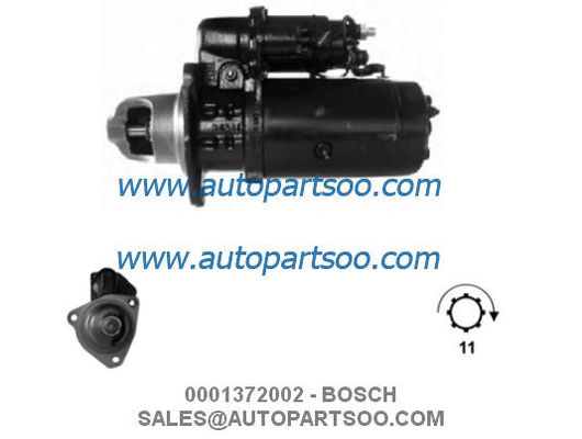 Bon prix 0001372002 0001372003 - Démarreur BOSCH 24V 6.2KW 11T MOTORES DE ARRANQUE en ligne