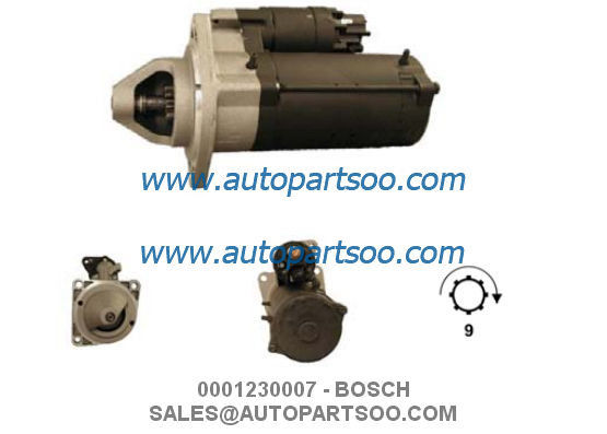 Bon prix 0001230007 0001230010 - Démarreur BOSCH 12V 3KW 9T MOTORES DE ARRANQUE en ligne