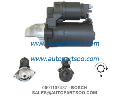 Bon prix 0001107437 0986021240 - Démarreur BOSCH 12V 1.1KW 9T MOTORES DE ARRANQUE en ligne