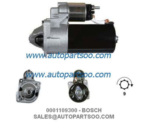 Bon prix 0001109300 0001109301 - Démarreur BOSCH 12V 2.5KW 9T MOTORES DE ARRANQUE en ligne
