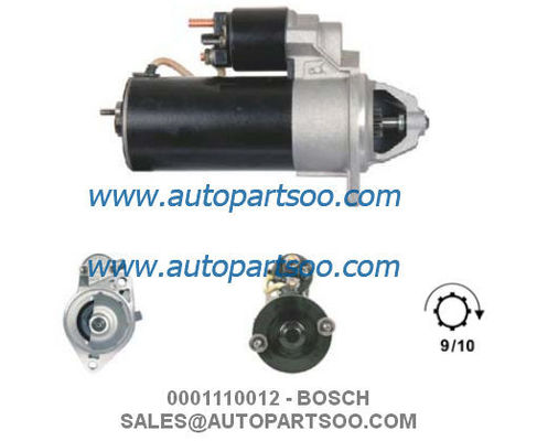 Bon prix 0001110012 - Démarreur BOSCH 12V 1.7KW 9,10T MOTORES DE ARRANQUE en ligne