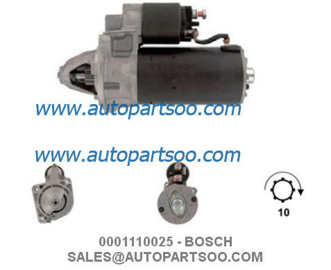 Bon prix 0001110025 0001110082 - Démarreur BOSCH 12V 1.7KW 10T MOTORES DE ARRANQUE en ligne