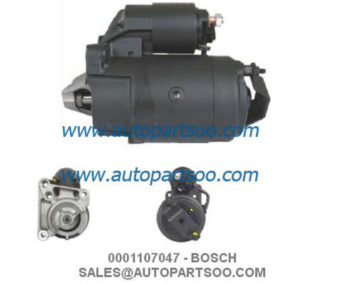 Bon prix 0001107047 - Démarreur BOSCH 12V 1.1KW 10T MOTORES DE ARRANQUE en ligne