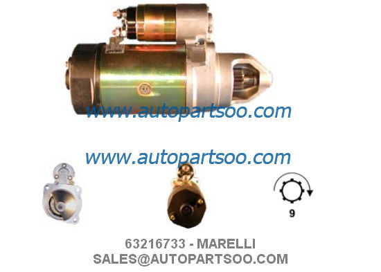 Bon prix 63216702 63216733 - Démarreur MARELLI 24V 4KW 9T MOTORES DE ARRANQUE en ligne