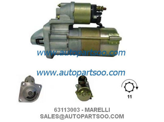 Bon prix 63113003 0001108204 - MARELLI Démarreur 12V 1.8KW 9,10T MOTORES DE ARRANQUE en ligne