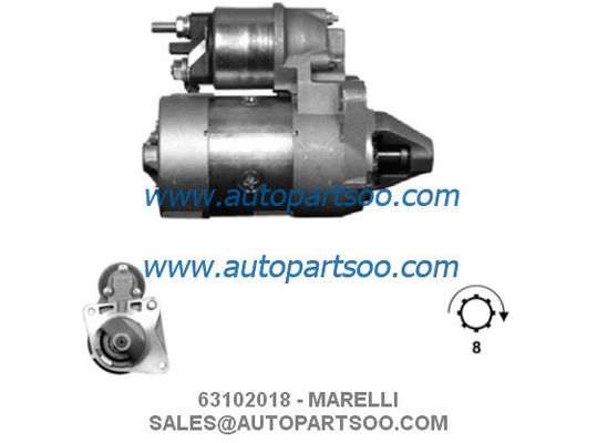 Bon prix 63102018 63102020 - Démarreur MARELLI 12V 0.8KW 8T MOTORES DE ARRANQUE en ligne