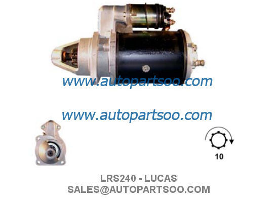 Bon prix LRS240 0001359045 - Démarreur LUCAS 12V 2.8KW 10T MOTORES DE ARRANQUE en ligne