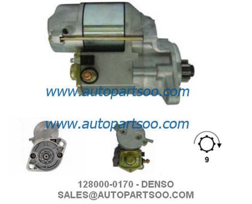 Bon prix 128000-0171 128000-6640 - Démarreur DENSO 12V 1,4KW 9T MOTEURS D'ARRANQUE en ligne