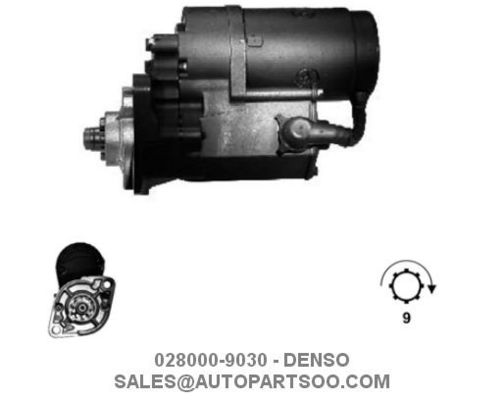 Bon prix 028000-9030 228000-0691 - Démarreur DENSO 12V 2KW 9T MOTORES DE ARRANQUE en ligne