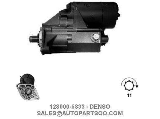 Bon prix 128000-6833 128000-7360 - Démarreur DENSO 12V 2.5KW 11T MOTEURS D'ARRANQUE en ligne