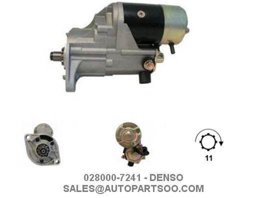 Bon prix 028000-7240 028000-7241 - Démarreur DENSO 24V 4,5KW 11T MOTORES DE ARRANQUE en ligne