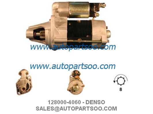 Bon prix 128000-1950 128000-4060 - Démarreur DENSO 12V 0,6KW 8T MOTEURS D'ARRANQUE en ligne