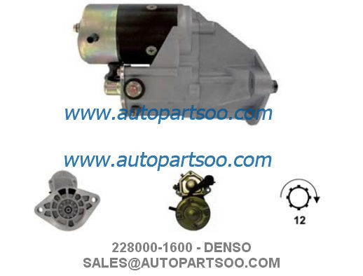Bon prix 128000-8621 228000-1600 - Démarreur DENSO 24V 4,5KW 12T MOTEURS D'ARRANQUE en ligne