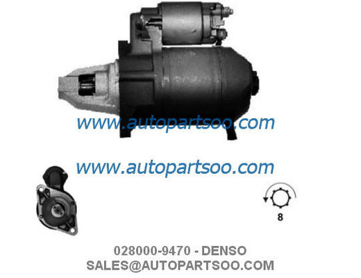 Bon prix 028000-9470 128000-3621 - Démarreur DENSO 12V 0.8KW 8T MOTORES DE ARRANQUE en ligne