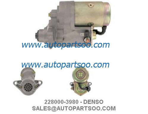 Bon prix 228000-3980 228000-3981 - Démarreur DENSO 12V 1.7KW 11T MOTEURS D'ARRANQUE en ligne