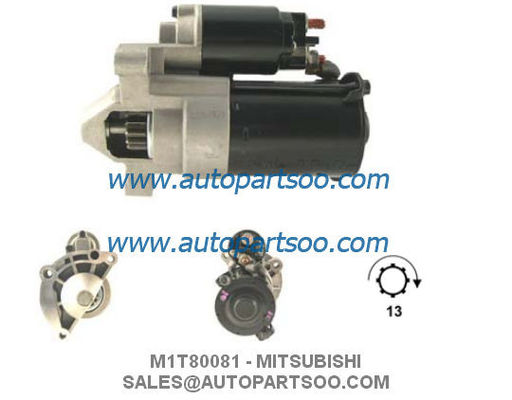 Bon prix M0T86081 M1T80081 - Démarreur MITSUBISHI 12V 1.4KW 13T MOTEURS D'ARRANQUE en ligne