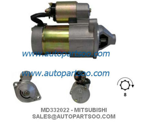 Bon prix MD332022 MD356104 - Démarreur MITSUBISHI 12V 1.2KW 8T MOTEURS D'ARRANQUE en ligne